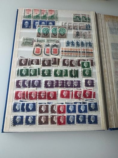 CANADA collection in stamp album