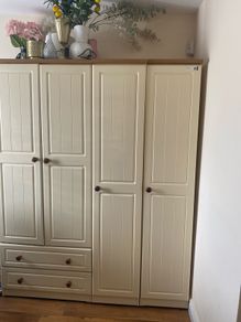 Wardrobe and chest of drawers