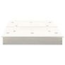 Sandbox Fir Wood White 95x90x15 cm Image 5