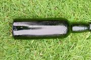 Green beer bottle