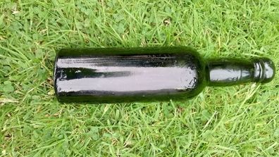Green beer bottle