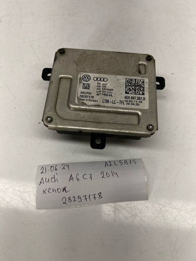 Audi A6 C7 2012 headlight ballast module light xenon 4G0907397D A2l5b1s