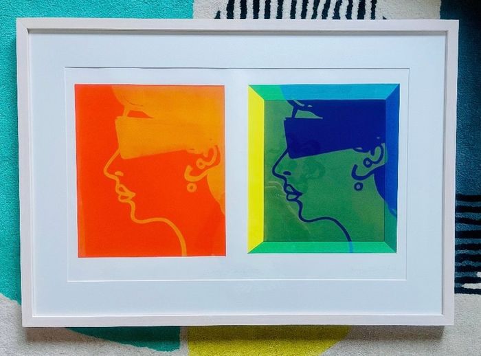 Original mid century limited edition Harvey Daniels screenprint 1966