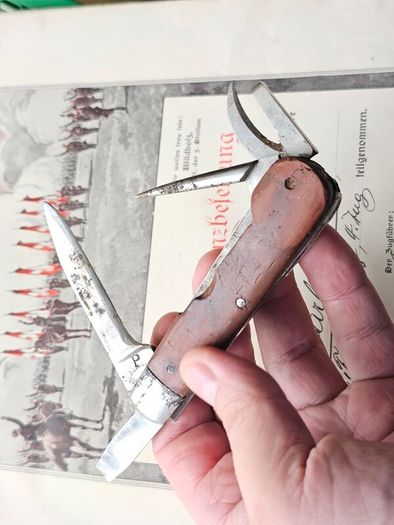 Antique 1910s Wenger Tahara Original Swiss Army Knife from mid 1910 over 100years old Collectable Militaria