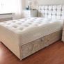 Double Luxus Divan Beds With Memory Foam Mattresses And Multiple Design Of Headboards Instock Image 7