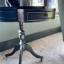 Victorian style round lamp side table Image 3