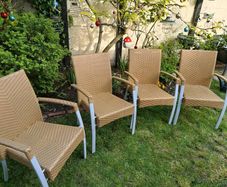 Garden chairs x 4