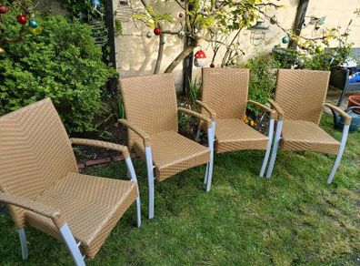 Garden chairs x 4