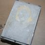 Vintage Metal Printing Plate on Wood Block Photo Negative  Women Image 2