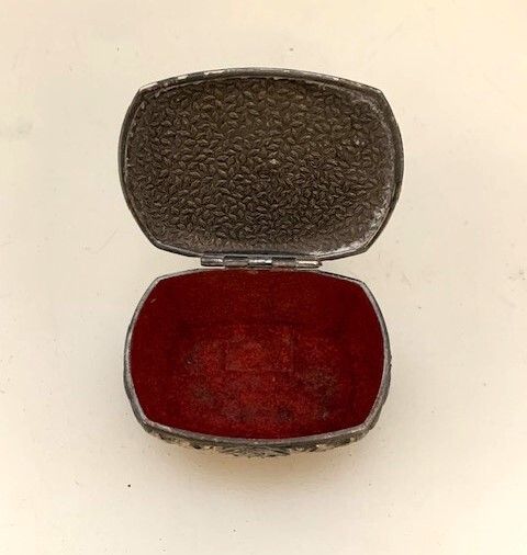 Antique Silver Plated Trinket Box