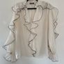 Mint Velvet Contrast Ruffle Blouse Image 2