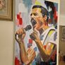 Freddie Mercury original painting Image 2