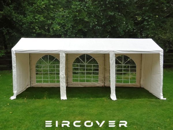 Heavy Duty Marquee 3m x 6m PVC with Ground Bars