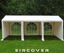 Heavy Duty Marquee 3m x 6m PVC with Ground Bars