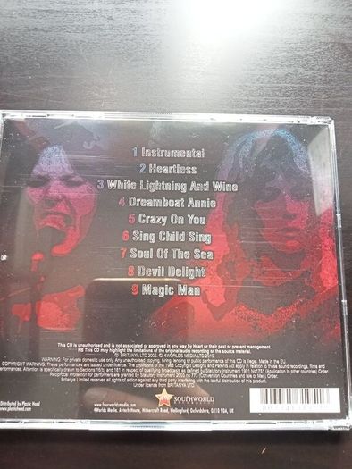 Heart - Live on Air CD