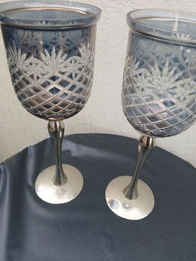 2 Massive Candle Holder