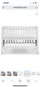 Cot bed and mattress