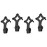 Sliding Door Hardware Kits 2 pcs 183 cm Steel Black Image 4