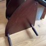 4-Tier Dark Wood Corner Whatnot/Display Shelf Unit Image 5