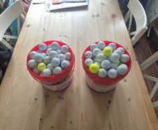 Used golf balls
