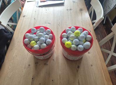 Used golf balls