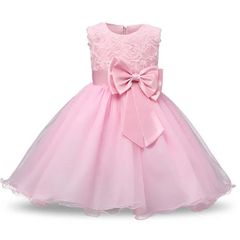 New Girls 3D Effect Flower Sleeveless Formal Party Dress Wedding Bridesmaid Sz 4-5yrs