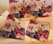 Dunnes pink and floral cushion covers x4