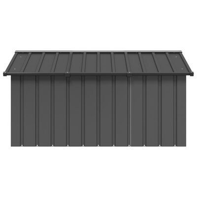 FREE EXPRESS SHIPPING Dog House Anthracite 116.5x153x81.5 cm Galvanised Steel