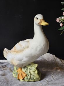 The Leonardo Collection Ceramic White Duck Ornament