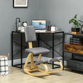 Ergonomic Kneeling Chair, Health Chair for Home, Office, Meditation Gray