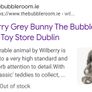 Wilberry Grey & White Plush Bunny Soft Toy Image 4
