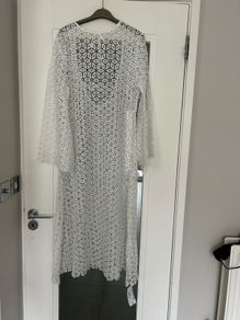 white beach dress
