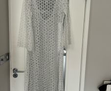 white beach dress