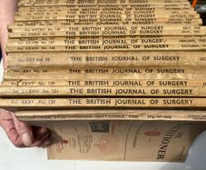 Vintage Medical Journals Collection: The British Journal of Surgery (1937 1951)  19 Issues