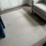 Cream rug with grey border Image 3