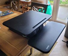 Duronic Sit-Stand Desk Converter - Height Adjustable Workstation