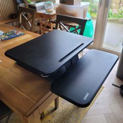 Duronic Sit-Stand Desk Converter - Height Adjustable Workstation