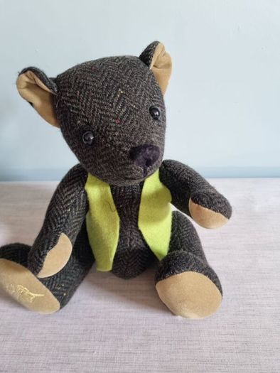 Celtic Ted Teddy Bear by Celtic Tweed, Ireland.