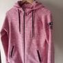 Gym + Coffee Womens Fleck Hoodie Image 3