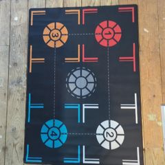 indoor basketball training mat