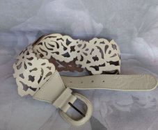 Leather Fat Face belt