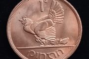 Ireland - 1968 - 1 Penny - Hen with Chicks - KM.11 - [274]