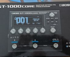 Boss GT1000 Core with Behringer FCB1010