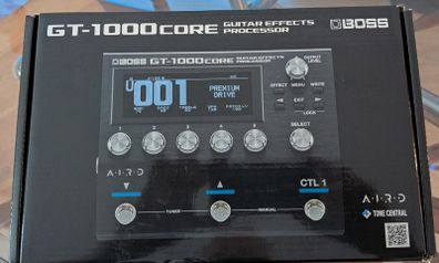 Boss GT1000 Core with Behringer FCB1010