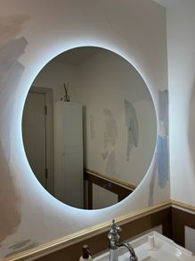Round Heated LED Mirror