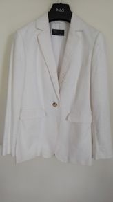 M&S Soft White Jacket