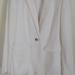 M&S Soft White Jacket