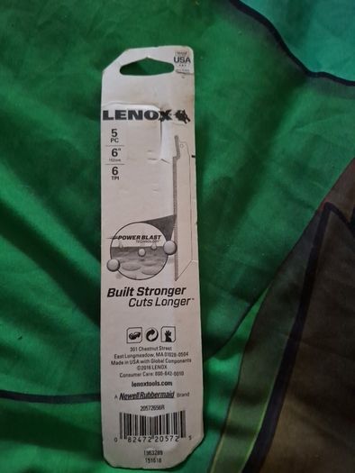 lenox sawzall blades