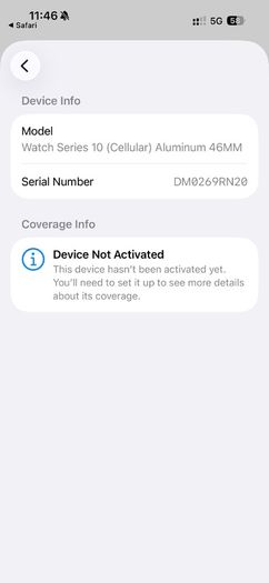 Apple Watch 10 46mm Cellular New