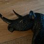 wooden Rhino carving Image 4